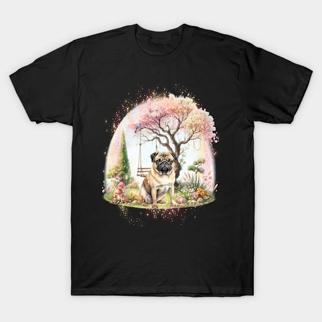 Dog - Pug T-Shirt by KEWDesign